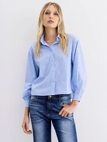 Rapsodia Blusas y Camisas Casuales