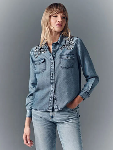 Rapsodia Blusas y Camisas de Manga Larga