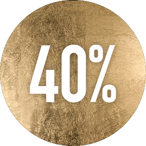 40%