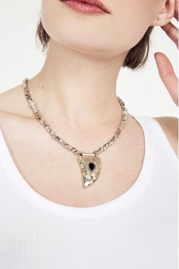 

Collar New Rapsodia Horn Talla: Unitalla y color: plata