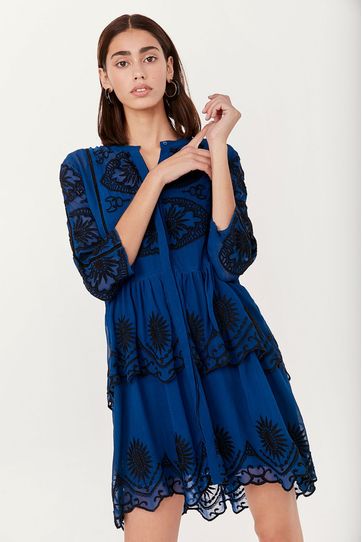 

Vestido Nandim Rapsodia Talla: S y color: azul
