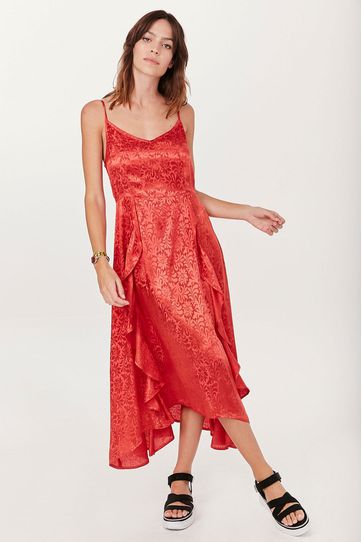

Vestido Bonsal Rapsodia Talla: L y color: rojo