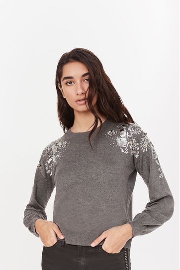 

Suéter Thalie Rapsodia Talla: L y color: gris