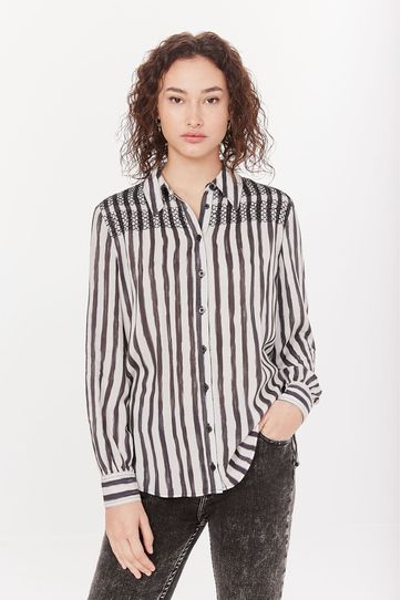 

Camisa Alice Rapsodia Brush Talla: L y color: negro