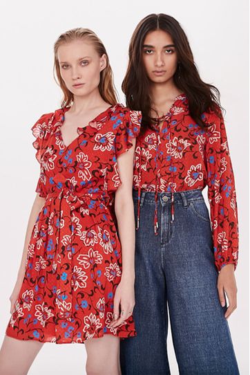 

Vestido Jacqueline Rapsodia Paris talla: XL y color: rojo