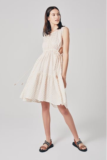 

Vestido Mikki Rapsodia Dots Talla: S y color: crudo