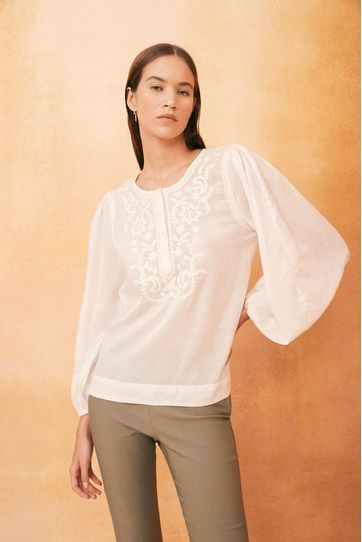

Camisa Gandha Rapsodia New Talla: L y color: blanco