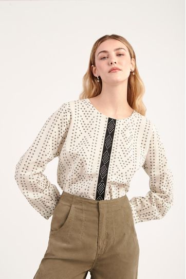 

Camisa Leaf Rapsodia Tie D Talla: S y color: blanco