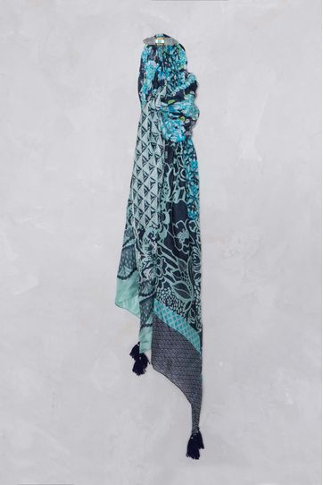 

Pashmina Lopa Rapsodia Silk Talla: U y color: azul