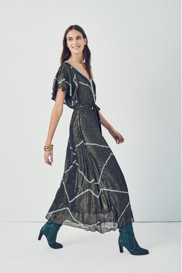 

Vestido Savina Rapsodia Batik Talla: XS y color: Negro