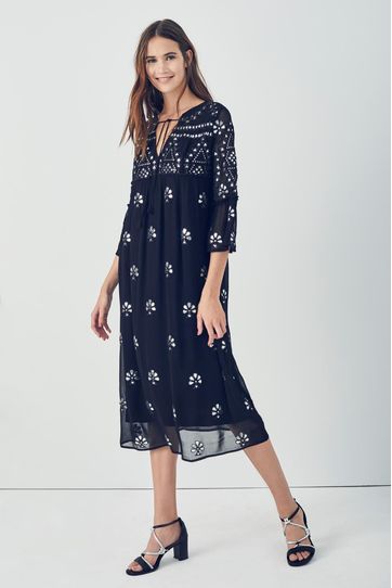 

Vestido Uchi Rapsodia Talla: S y color: Negro