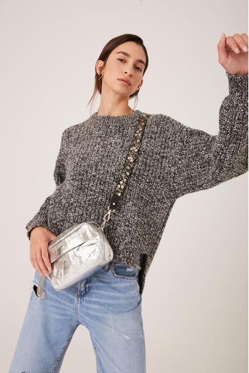 

Suéter Oceloti Rapsodia New Talla: S y color: gris