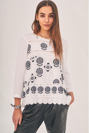 

Camisa Shizen Rapsodia Talla: XS y color: blanco