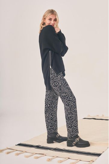 

Pantalón Kudu Rapsodia Dots Talla: XS y color: negro