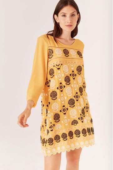 

Vestido Shizen Rapsodia Talla: S y color: mostaza