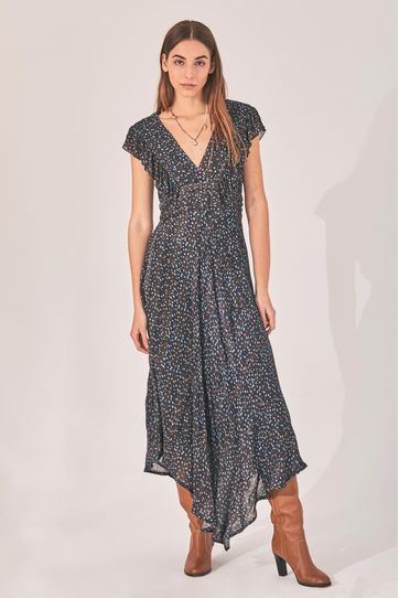 

Vestido Sequins Rapsodia Talla: S y color: azul