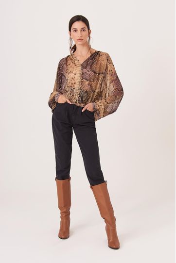 

Camisa Baptiste Rapsodia Snake Talla: XL y color: gris