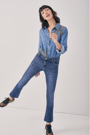 

Jeans Flare Janis Navy Rapsodia Talla: L y color: azul