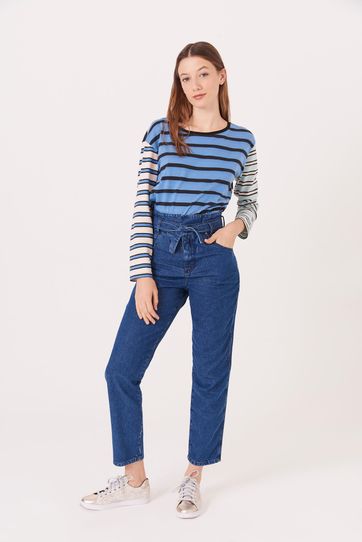 

Jeans Mom Fit Panama Rapsodia Talla: XS y color: azul