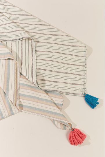 

Mantel Stripes Rapsodia Tassels Talla: U y color: multicolor