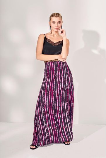 

Falda Long Reims Rapsodia Stripes Batik Talla: XL y color: gris