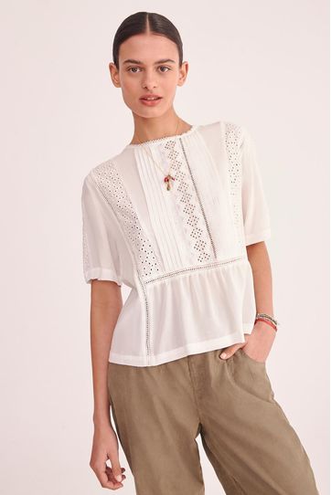

Camisa Lundati Rapsodia Ar Talla: L y color: crudo