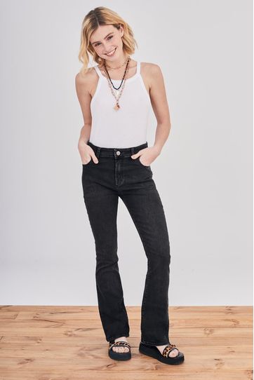 

Jeans Flare Noite Rapsodia Talla: XXS y color: negro