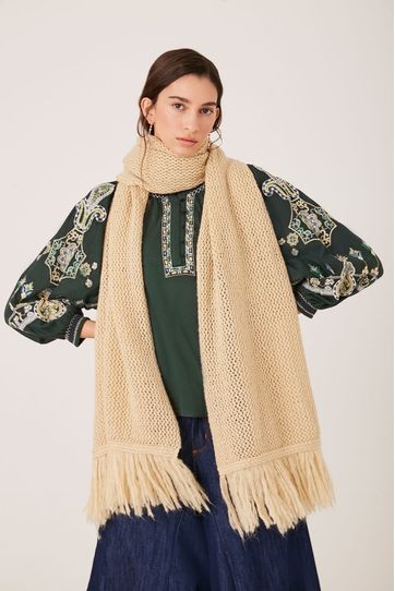

Bufanda Debbie Rapsodia Talla: U y color: beige