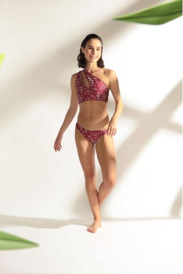 

Bikini Eri Rapsodia Talla: S y color: vino con blanco