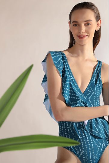 

TRAJE DE BAÑO NICO RAPSODIA Talla: S y color: verde