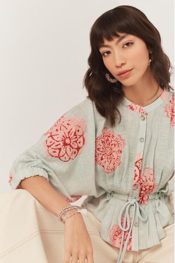 

Camisa Liguria Rapsodia Greta Talla: M y color: Acqua