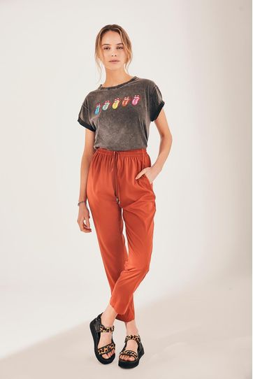 

Pantalón Porter Rapsodia Luna D Talla: XL y color: Naranja