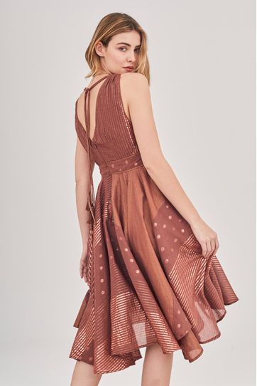 

Vestido Cooper Rapsodia Lurex Talla: S y color: naranja