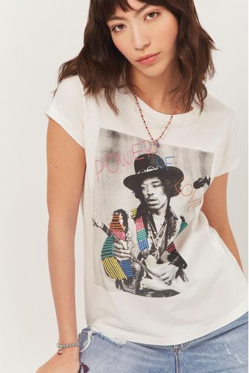 

Playera Paris Rapsodia Jimi Rock Talla: XL y color: blanco