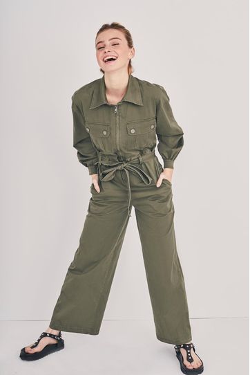 

Jumpsuit Gabardina Rapsodia Talla: S y color: verde