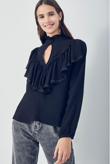 

Camisa Daruma Rapsodia Long Talla: S y color: negro