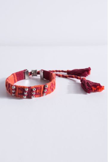 

Pulsera Jalisco Rapsodia Talla: Unitalla y color: rojo