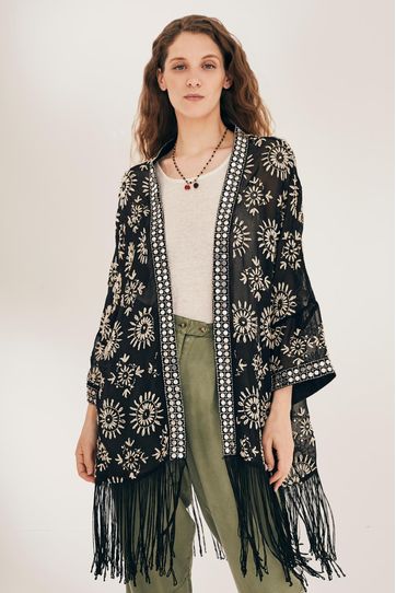 

Kimono Shizen Rapsodia New Talla: S y color: negro