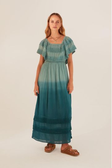 

Vestido Flamenco Rapsodia New Talla: S y color: petroleo