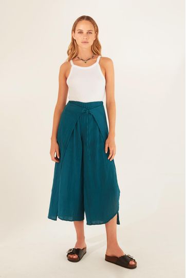 

Pantalón Summer Rapsodia Bambula D Talla: L y color: petroleo