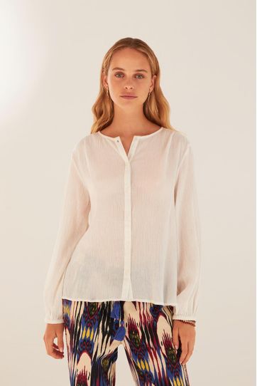 

Camisa Summer Rapsodia Bambula Talla: S y color: blanco