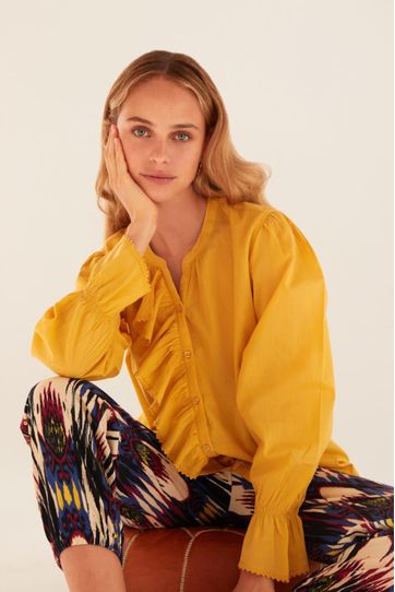 

Camisa Keiko Rapsodia D Talla: XS y color: mostaza