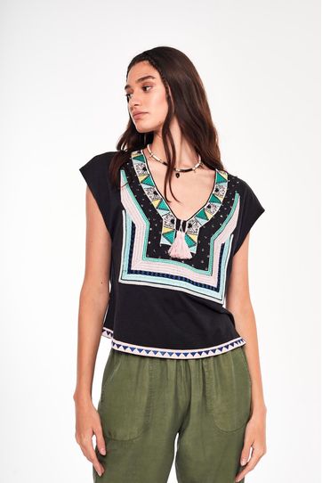 

Playera Edit Rapsodia Knit P Talla: M y color: gris oscuro