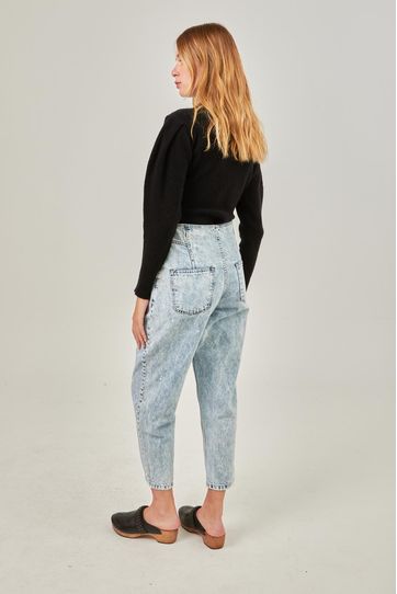 

Jeans Mom Fit Eiki Rapsodia Talla: XXS y color: azul