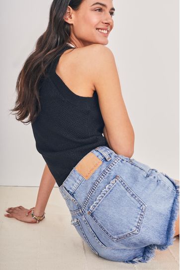 

Short High Rapsodia Rise Sky Denim Talla: XL y color: azul
