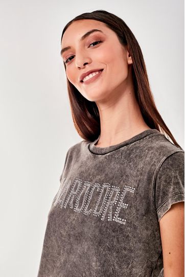 

Playera Hardcore Rapsodia Talla: S y color: negro