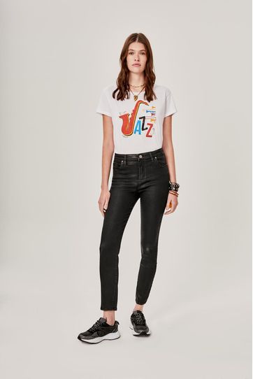 

Jeans Skinny Satin Black Rapsodia Talla: XXL y color: negro