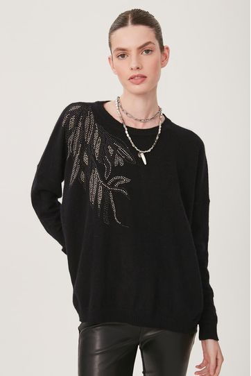 

Suéter Manhattan Rapsodia Fix Talla: S y color: negro
