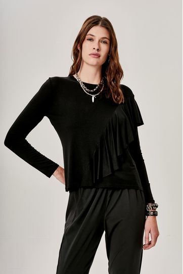 

Playera Francis Rapsodia Talla: M y color: negro