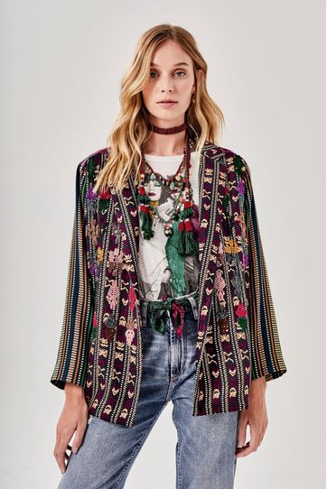 

Saco Rapsodia Barlet Guat Negro Talla: L y color: negro
